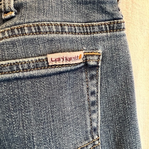 Carhartt Women's Blaine jeans. Original fit. Size 12 short. Rugged flex fit. - Picture 5 of 7